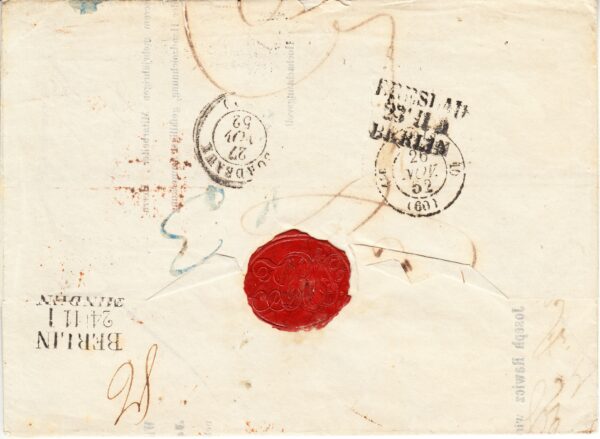 1852 Домарочное письмо — изображение 2